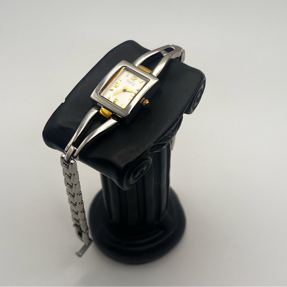 Caravelle by Bulova Womens Watch Two-Tone 6.75" New Battery - Picture 12 of 13